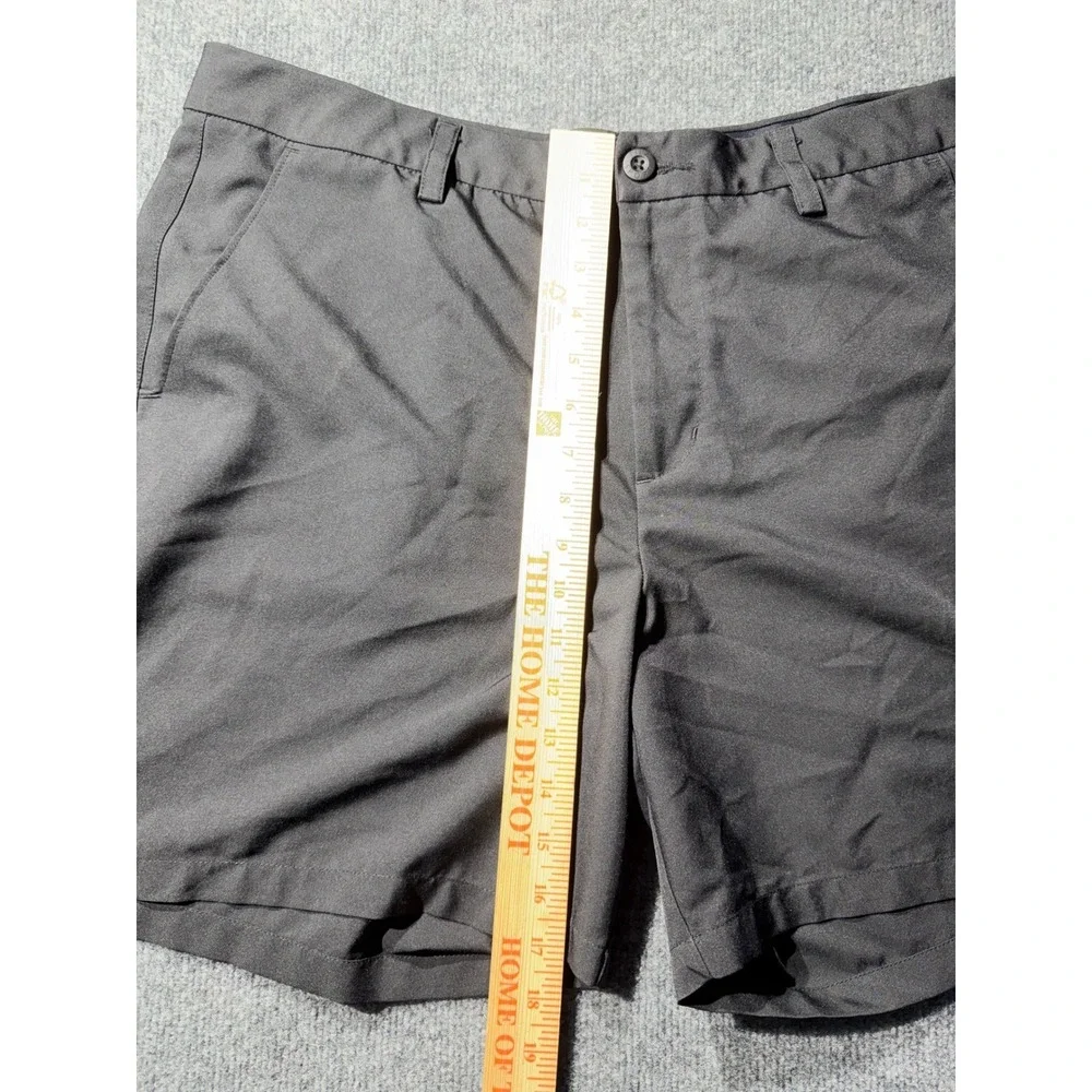 Fila Sport Golf Shorts Mens 38 Black Flat Front Performance Polyester RN 73277